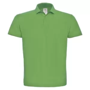 Image of B&C ID.001 Mens Short Sleeve Polo Shirt (2XL) (Real Green)