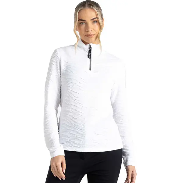 Image of Dare 2B Womens Glamourize Midlayer Full Zip Knitted Sweater 20 - Waist 36' (91cm) White DWA700-900-20