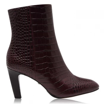 image of Reiss Sophia Boots - Purple Croc