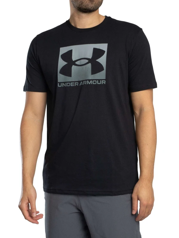 Image of Under Armour Mens Boxed Sports Updated Short Sleeve T Shirt XXL - Chest 50-52' (127-132.1cm) Black 1386793-001-XXL