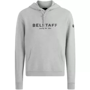 image of Belstaff 1924 Cotton Hoodie In Grey - Size M