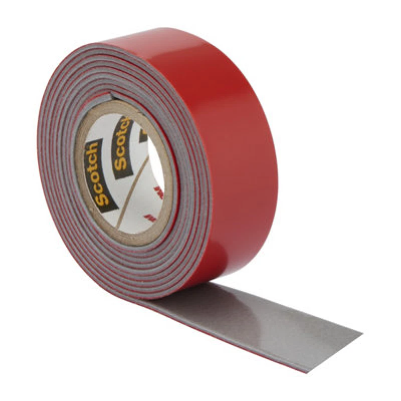 Image of Scotch Fix Double-Sided Extreme Exterior Mounting Tape, 19mm x 1,5m - For Outdoor Extreme Use Black