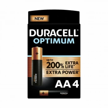 Image of Duracell Optimum Alkaline AA Batteries