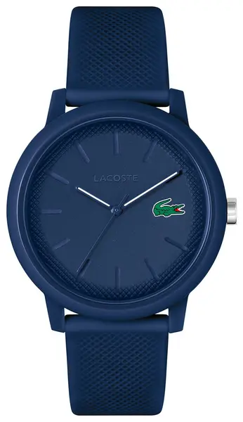 image of Lacoste Mens 12:12 Navy Silicone Strap Watch