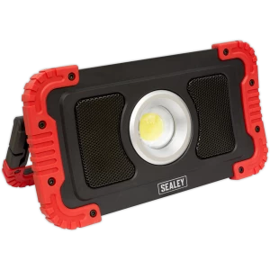 Image of Sealey LED100WS Cordless Worklight Speaker and Power Bank