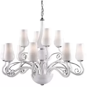 image of Netlighting Modern Chandeliers White 12 Light, E14