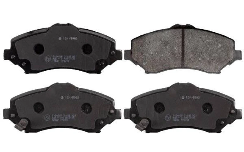 Image of Blue PRINT ADA104213 Brake pad set Front Axle, with acoustic wear warning Brake Pad Set,disc brake (402)