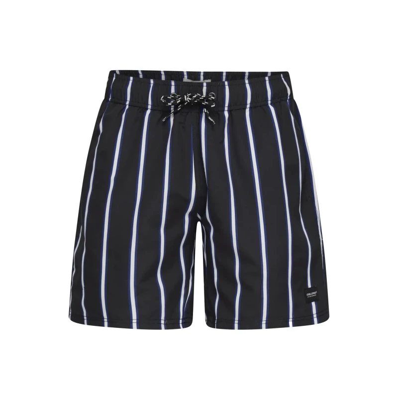 Image of Blend Swim shorts Blend Rick Vertical STRP Noir Male M