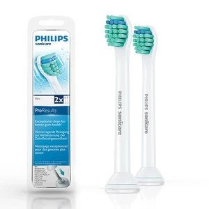 Philips Sonicare HX6022/26 Mini ProResults Black ToothBrush Heads 2Pcs