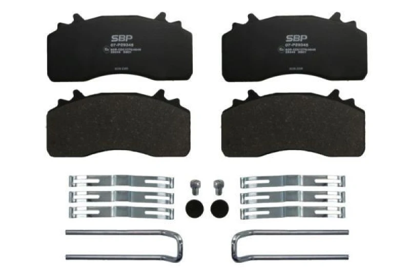 Image of SBP Brake pad set SBP 07-P29345