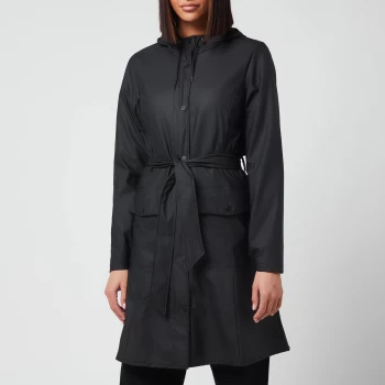 Image of Rains Womens Curve Jacket - Black - S