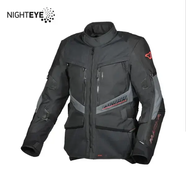 Image of Macna Domane Textile Waterproof Jacket Black Size 2XL