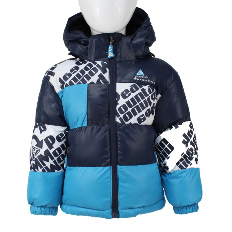 Image of Peak Mountain Children's ski jacket Peak Mountain Eleo Bleu Male 3 ans ELEO/MARINE/BLEU-VERT