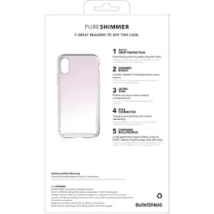 Image of Tech21 Evo Check Phone Case for Apple iPhone XR - Pink Shimmer