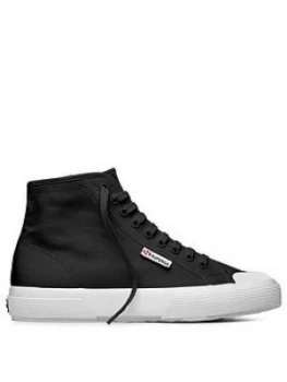 SUPERGA 2295 High Top Plimsoll - Black, Size 4, Women