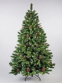 Image of Festive Frosted Snow Queen Christmas Tree - 6ft
