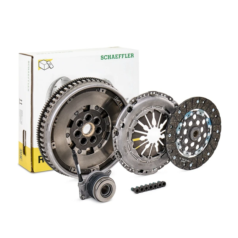 Image of LuK 600 0218 00 Clutch without pilot bearing, Dual-mass flywheel with friction control plate Clutch Kit (479)
