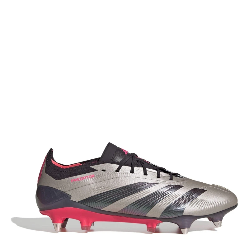 Image of adidas Predator Elite Soft Ground Football Boots Juniors Plat/Blk/Crbn male 3.5 (36)