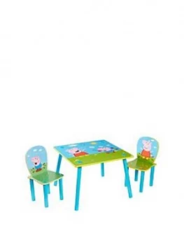 image of Hello Home Peppa Pig Table And 2 Chairs