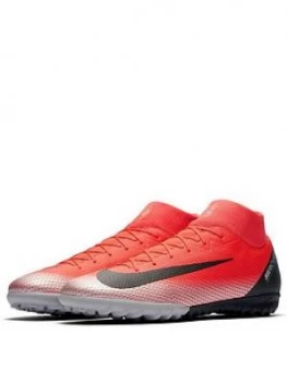 Nike Mens Mercurial Superfly 6 Academy CR7 Astro Turf Football Boot Red Size 10 Men