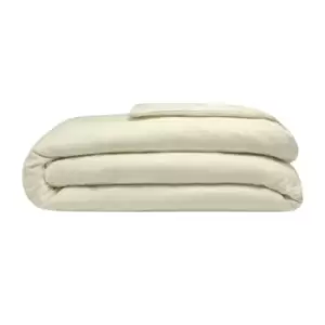 image of Belledorm Brushed Cotton Duvet Cover (Single) (Lemon)