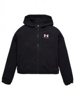 image of Urban Armor Gear Girls Rival Fleece Full Zip Hoodie