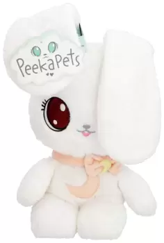 Image of PeekaPets Bunny Plush - White/Peach