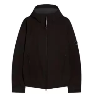 Image of CP COMPANY Lens Softshell Jacket - Black