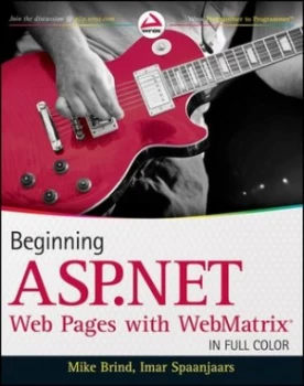Image of Beginning Asp.Net Web Pages with Webmatrix by Mike Brind Paperback