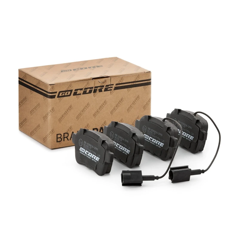 Image of goCORE GCD020469 Brake pad set Rear Axle, with integrated wear sensor Brake Pad Set,disc brake (402)