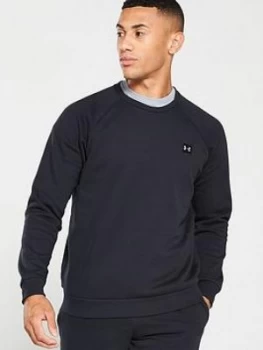 Image of Urban Armor Gear Rival Fleece Crew - Black, Size XL, Men