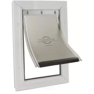 Image of Petsafe - Pet Flap 600 Aluminium 7kg 5013 White