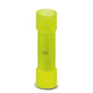 image of Phoenix Contact 3240063 Butt joint 4 mm² 6 mm² Insulated Yellow 25 pc(s)