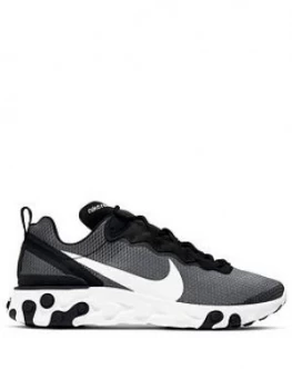 image of Nike React Element 55 SE - Grey/White/Black, Size 10, Men