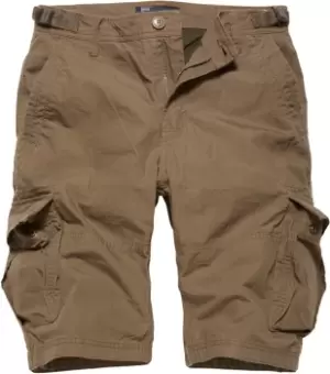 Image of Vintage Industries Terrance Shorts, green-brown, Size 3XL, green-brown, Size 3XL