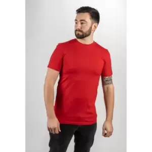 Image of Essentials Short Sleeve T-Shirt Red Medium