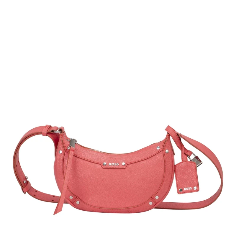 Image of Boss Womens Ivy Hobo Cross Body Bag Bright Pink female One Size