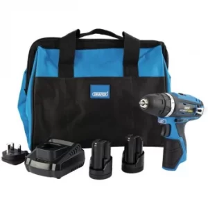 Image of Draper Storm Force® 10.8V Power Interchange Rotary Kit (+2x 1.5Ah Batteries, Charger and Bag)