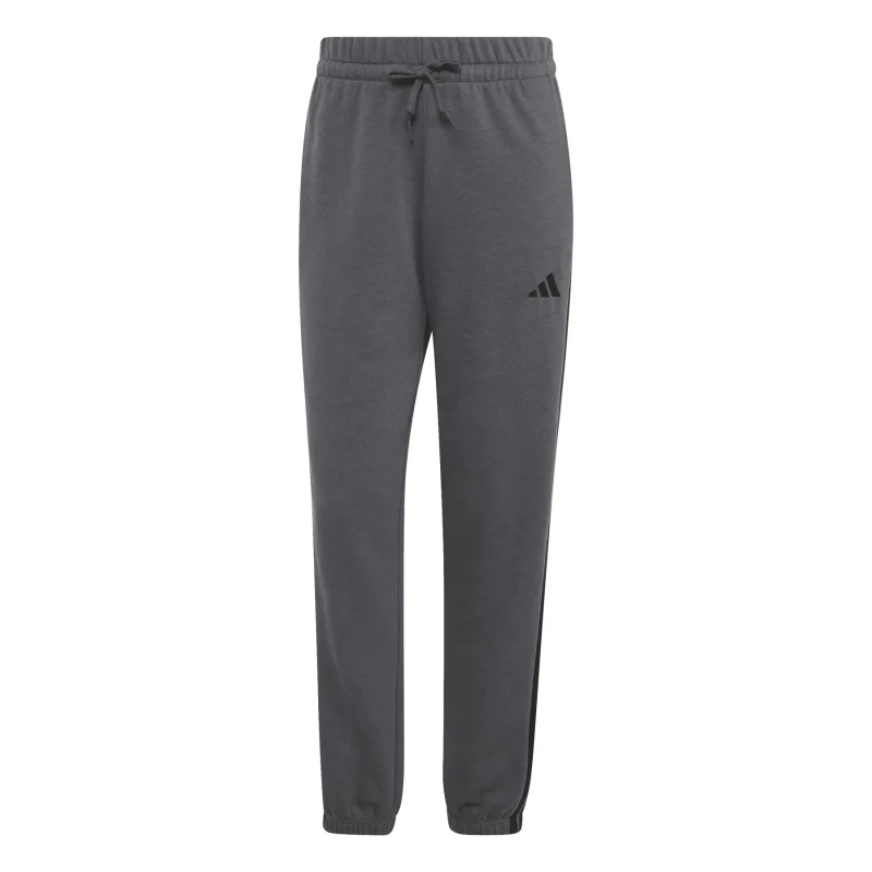 Image of Adidas Womens cuffed joggers adidas Essentials 3-Stripes Gris Female M