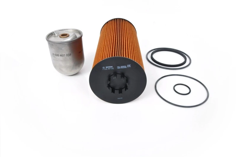 Image of Bosch F 026 407 212 Oil filter Filter Insert, with gaskets/seals Oil Filter (7)