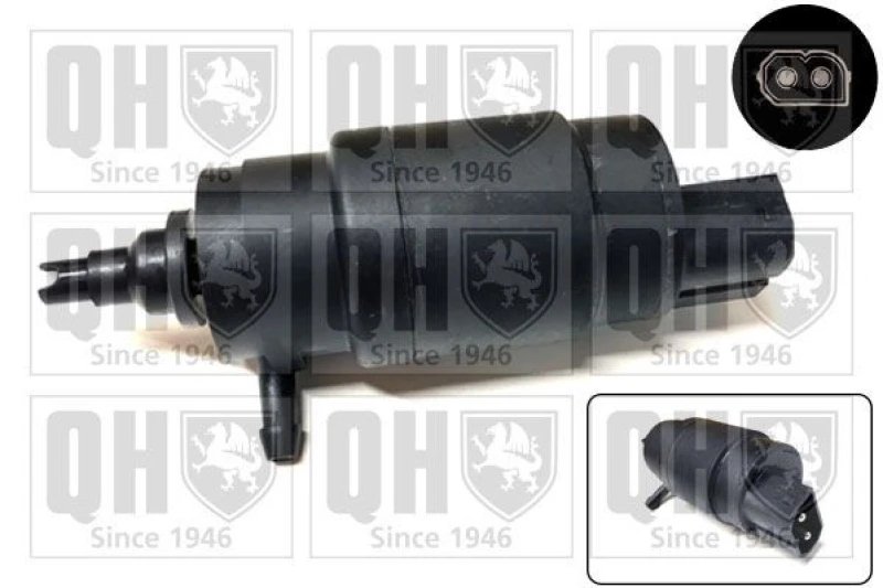 Image of QUINTON HAZELL Windscreen washer pump QUINTON HAZELL QWP053