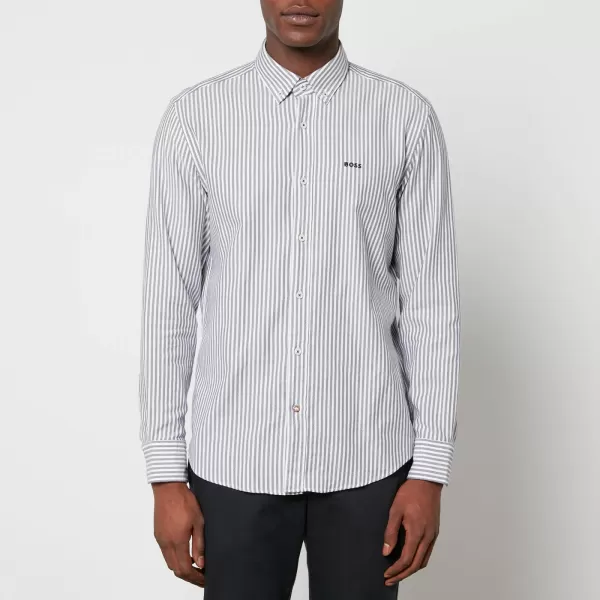 Image of BOSS Black C-HAL-BD-C1-223 Logo Shirt - 41 /L