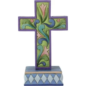 image of Mini Cross (Jim Shore) Figurine