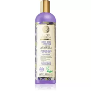 image of Natura Siberica Kedr, Rose & Protein Volume Condicioner For Weak Hair 400ml