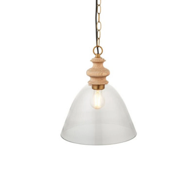 Image of EDITE Clover Chain Drop Pendant Light in Natural Ash Natural ONE SIZE