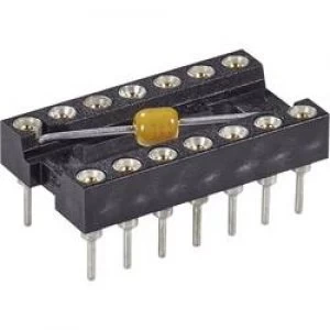 image of IC socket Contact spacing 7.62mm Number of pins 14 MPE Garry