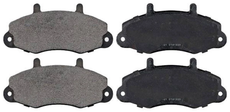 Image of A.B.S. 36775 Brake pad set prepared for wear warning indicator Brake Pad Set,disc brake (402)