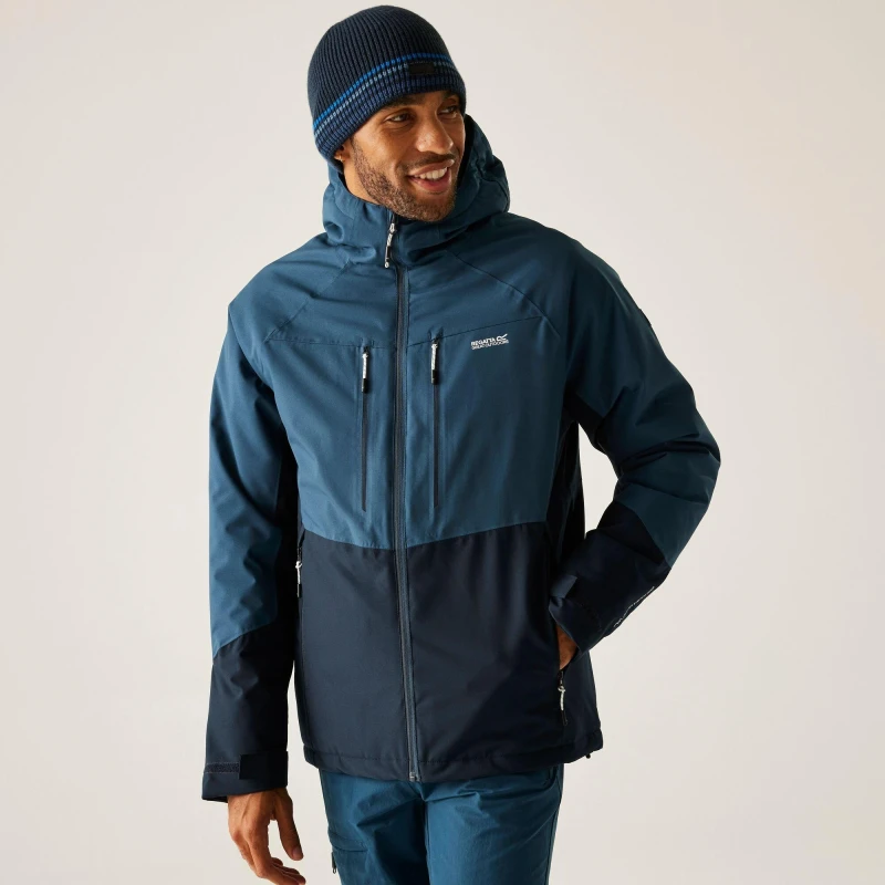 Image of Regatta Men Highton Stretch Padded Insulated Jacket in Dark Blue Size: 3X-Large Dark Blue XXXL Male 5063516129639