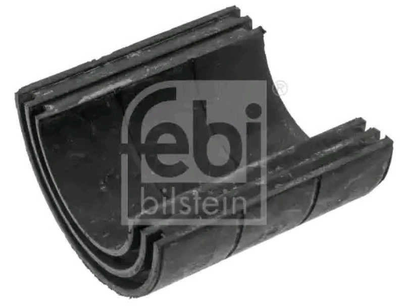 Image of FEBI BILSTEIN 48371 Stabilizer Bushes Front Axle, Elastomer Elastomer Anti-roll Bar Bush Kit (1334)