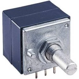 Image of Single turn rotary pot dustproof mid position detent Stereo 0.05 W